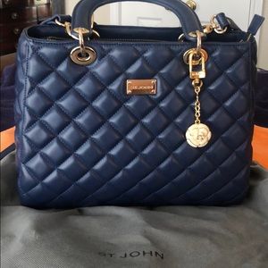 St. John quilted handbag